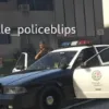 ESX Police Blips live officer tracking system on FiveM map