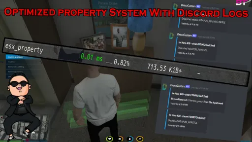 ESX Property Script with Optimized Housing System and Discord Logs in FiveM