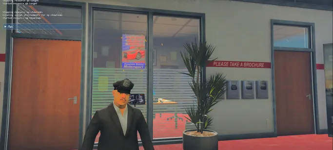 ESX Showroom Script Car Dealership Interior in FiveM