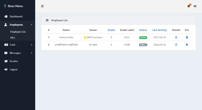 Esx society Script Esx society Script | Advanced Job & Organization Management FiveM Script
