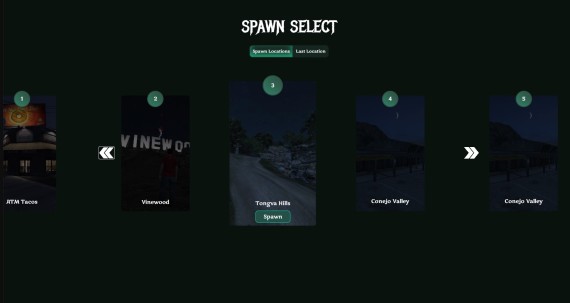 ESX Spawn Selector Script - Custom spawn location system for FiveM roleplay servers
