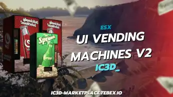 GTA V RP ESX Vending Machine Script with interactive snack and drink purchasing.