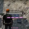 Player crafting guns at a weapon station using ESX Weapon Crafting Script in GTA RP.