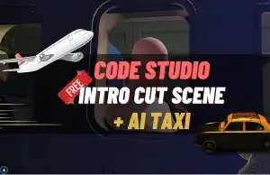 QbCore AI Taxi & Intro Cutscene Script for FiveM - Automated Arrival System