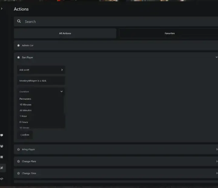 QBCore Admin Menu Script – Controls, Vehicle Management FiveM Script