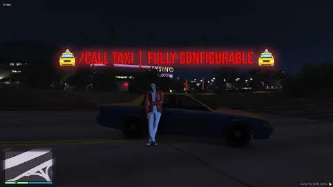 Qbcore Call Taxi Script for FiveM