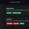FiveM Qbcore City Hall Script for ID and license management