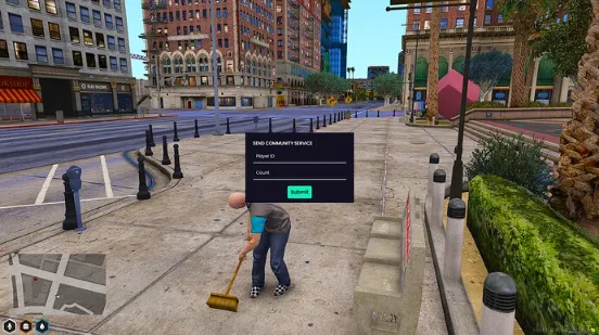 QBCore Community Service Script – Public Tasks and Roleplay Integration for FiveM