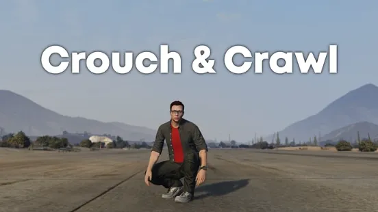 QBCore Crouch & Crawl Script for FiveM – Realistic Movement Animation