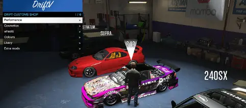 QBCore Drift Customization Script – Modify and Tune Drift Cars in FiveM