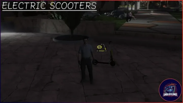 Qbcore Electric Scooter Rentals Script for FiveM – Rent and ride scooters in roleplay servers.