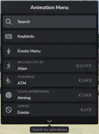FiveM Qbcore Emote Menu Script for animations, walking styles, and expressions