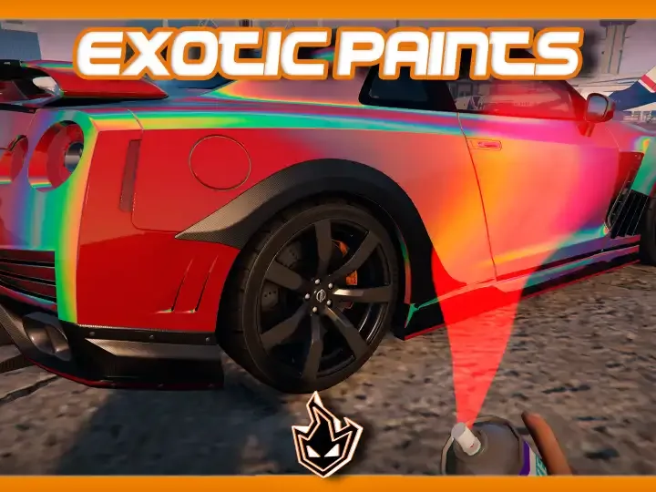 QBCore Exotic Paints Script – Custom vehicle paint options for vibrant, exotic designs in FiveM.