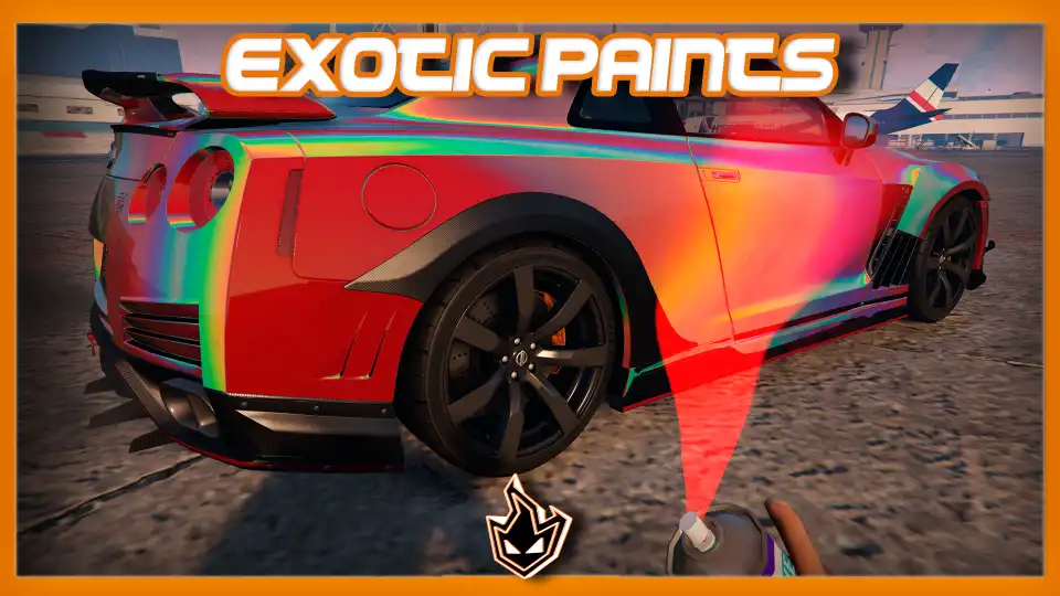 QBCore Exotic Paints Script – Custom vehicle paint options for vibrant, exotic designs in FiveM.