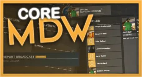 FiveM QBCore MDW Script – Police Mobile Data System