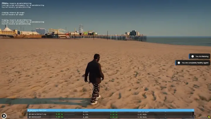 Qbcore Metal Detector Script for FiveM