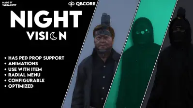 Qbcore Night Vision Script for FiveM