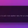 FiveM Qbcore Real Weather Script for live weather synchronization