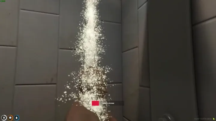 FiveM Qbcore Shower Script for realistic hygiene mechanics