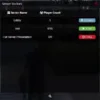 QBCore Server Sectors UI for managing server sections and player counts in FiveM.