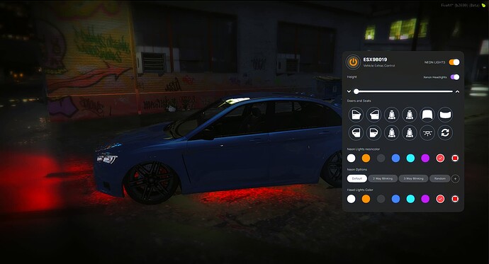 QBCore Vehicle Controller Script for FiveM vehicle customization and management