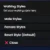 FiveM QBCore Walking Styles Script – Custom Walk Animations for Roleplay