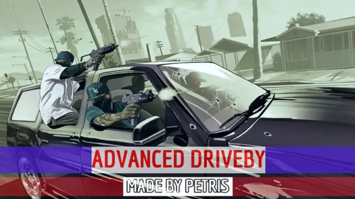 QBCore Advanced Drive-By Script – Enhanced vehicle combat mechanics for FiveM roleplay.