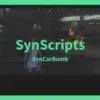 Qbcore SynScripts Car Bomb feature in-game explosion.