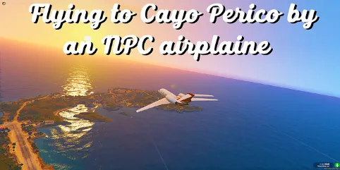 QBCore Cayo Perico Airplane Script for FiveM with NPC-controlled flights for immersive travel.