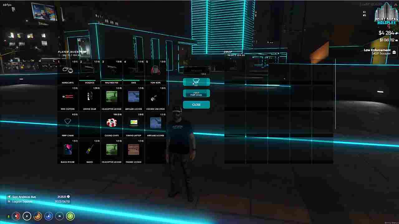 QBCore Clothing Items Script – Inventory-based wardrobe system for FiveM roleplay servers.