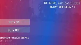 FiveM Qbcore Duty UI Script for job status management