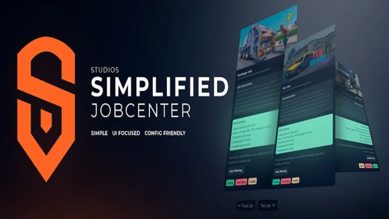 QBCore Job Center Script FiveM interactive job system