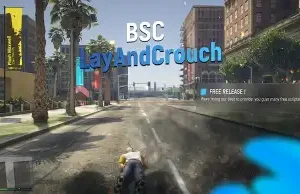 QBCore Lay and Crouch Script for FiveM with realistic player movement and animations