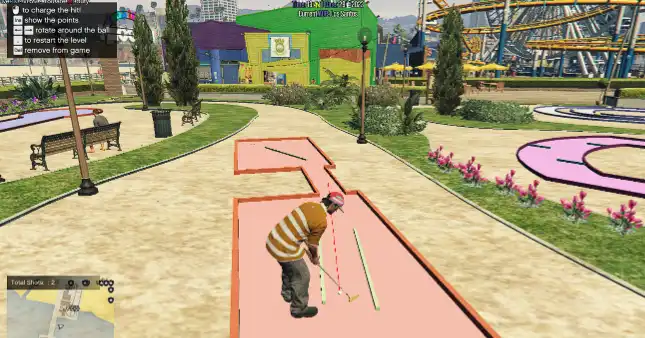 QBCore Mini Golf Script for FiveM with realistic physics and multiplayer gameplay