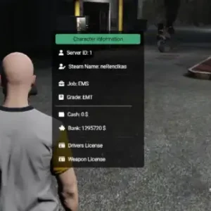 QBCore Stats Menu Script – Display player stats and detailed character information for FiveM servers.
