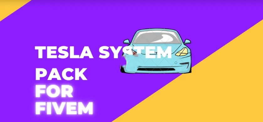 Tesla System Pack for FiveM with autopilot, battery management, and custom Tesla controls