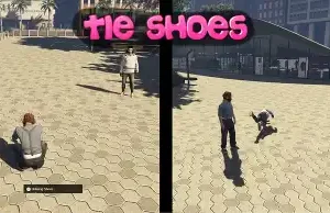 QBCore Tie Shoes Script for FiveM – Realistic Shoe-Tying Animation