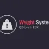 Qbcore Weight System script for GTA V roleplay servers.