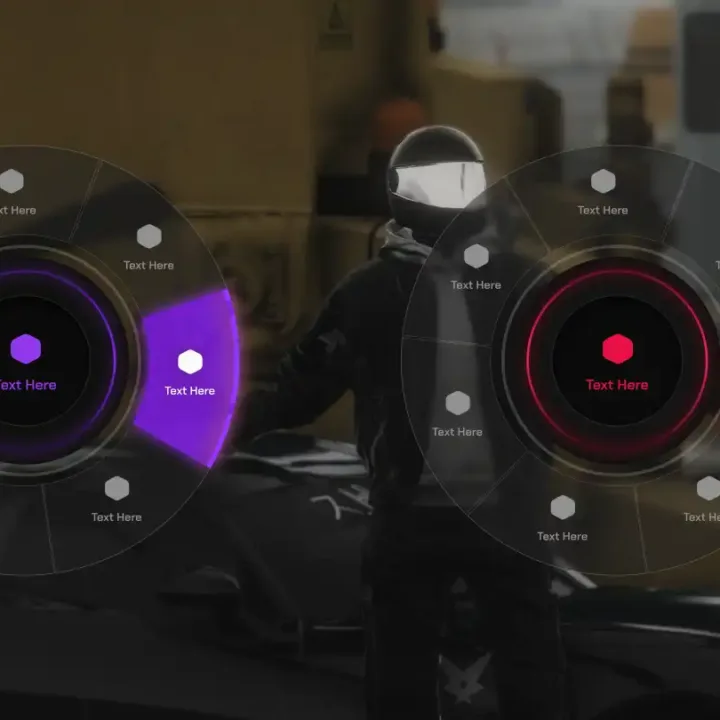 "Qb Radials Menu UI in FiveM – Interactive Selection Wheel for In-Game Actions"