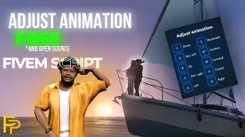 FiveM QBCore Adjust Animation Script with customization UI for character poses.