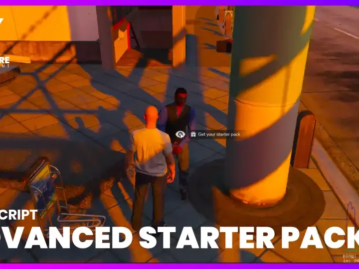 QBCore Advanced Starter Pack System – FiveM free script by Teezy Core Development for enhanced roleplay experience.