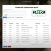 FiveM QBCore bank transaction audit system interface