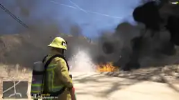 QBCore Fire Hose Script FiveM realistic firefighting system