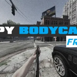 QBCore Bodycam Script – Realistic police body camera system for FiveM RP, enhancing law enforcement immersion and first-person video recording