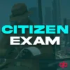 QBCore Citizenship Exam Script for FiveM, featuring an interactive roleplay test for identity verification and immigration approval.