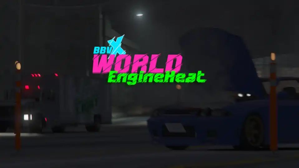 Qbcore Engine Heat FiveM script featuring realistic engine overheating and breakdown mechanics