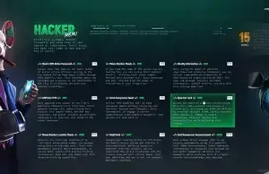 QBCore Hacker Menu FiveM script showcasing an advanced hacking system with immersive cyber gameplay
