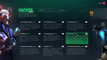 QBCore Hacker Menu FiveM script showcasing an advanced hacking system with immersive cyber gameplay