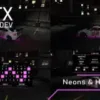 QBCore Headlights  for FiveM showcasing customizable neon and headlight lighting effects