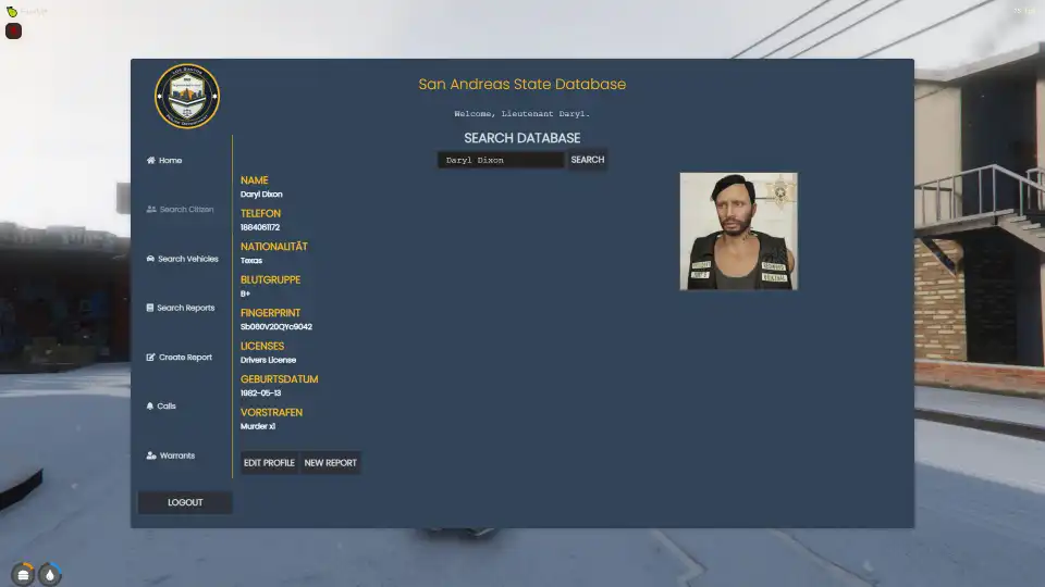 Qbcore MDT System – FiveM Police Database and Record Management